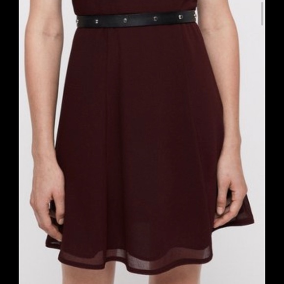 All Saints Lucia V-Neck Short Sleeve Dress Size 6 - Picture 5 of 9